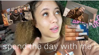 spend the day with me!! // mall run // doing my nails.. 💨 sesh