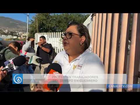 Video: Protestan trabajadores del SEMEFO en Guerrero