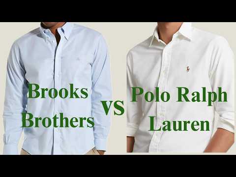 Polo Ralph Lauren vs Brooks Brothers shirt comparison