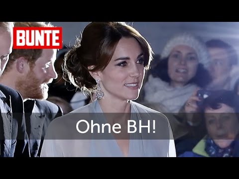 Herzogin Kate  - Ohne BH zur Filmpremiere! - BUNTE TV