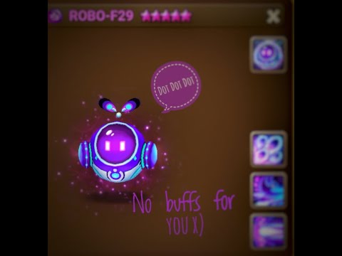 ROBO-F29 (Dark ROBO) make Dots, Dots, more Dots and strips everyone!! Summoners War