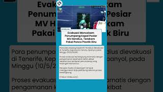 Momen Evakuasi Mencekam MV Hondius, Penumpang Berselimut Ponco Biru Terekam Dramatis
