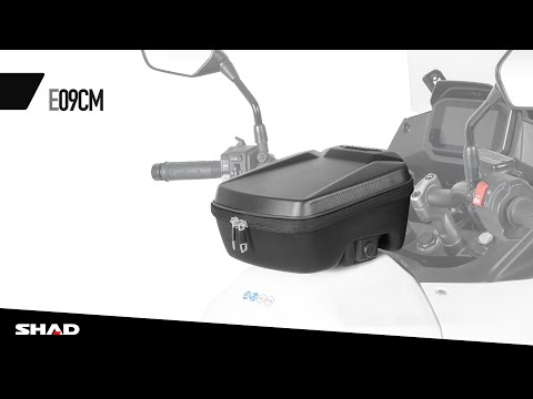 Vidéo - SACOCHE DE RÉSERVOIR 5L CLICK SYSTEM SHAD E09CM (AVANCÉE-SANS SERRURE) - SHAD