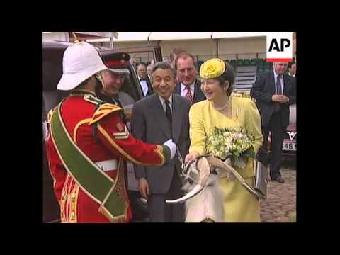 UK - Japanese emperor receives cold welcome