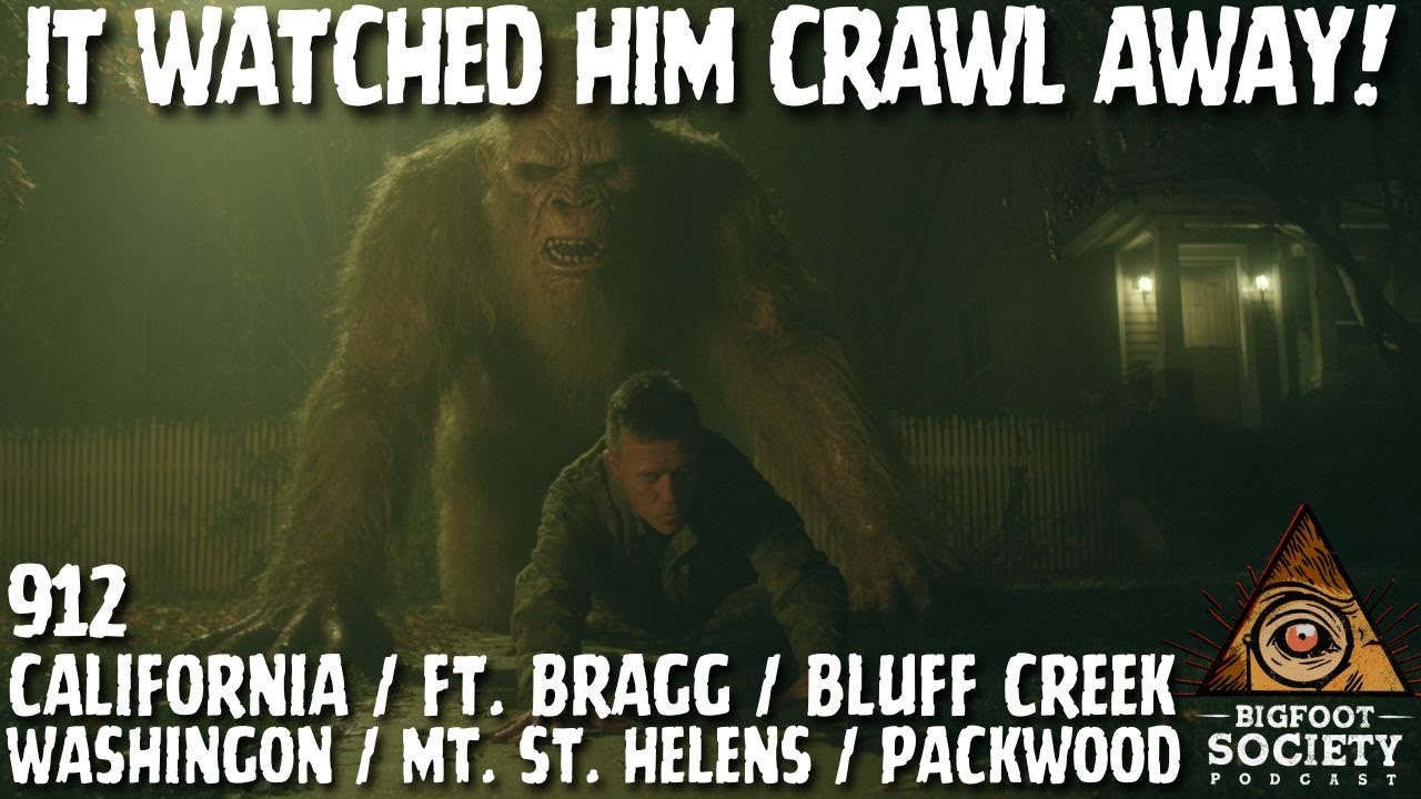 Sasquatch Crawled Behind Him! | California