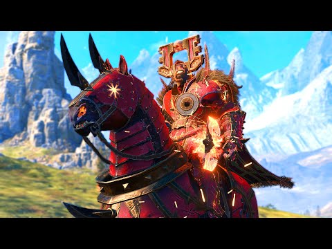 KHORNE vs OGRE KINGDOMS - Massive TotalWar Warhammer 3 cinematic battle
