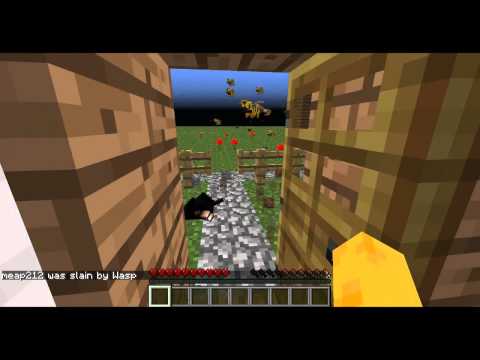 The Fatal Chase: A Terrifying Encounter with Wasps in Minecraft
