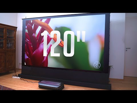 Die Beamer Revolution: AWOL Vision LTV-3500 Pro mit 120" motorisierter Leinwand im Test