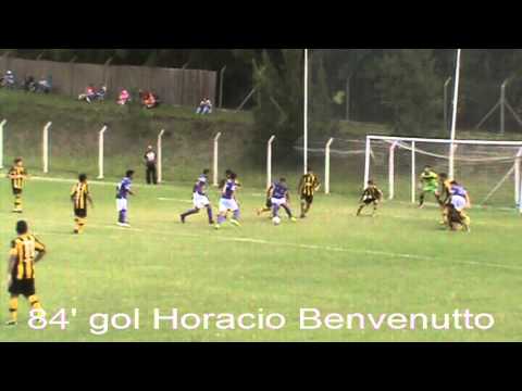 Sub 15 3° Fecha Torneo Apertura 2014 Defensor 1 - 3 Peñarol - gol Horacio Benvenutto