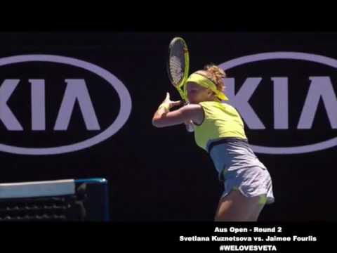 2017   Aus Open R2 Sveta vs Fourlis