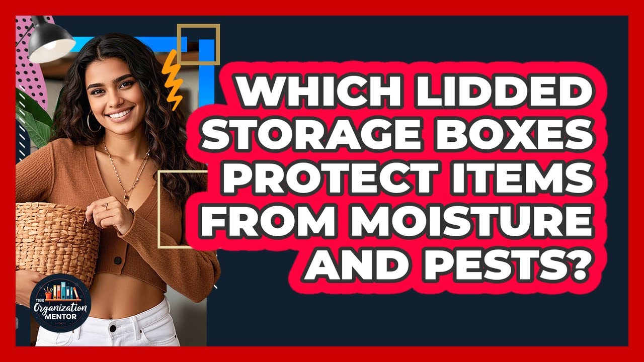 Which Lidded Storage Boxes Protect Items From Moisture And Pests? - Your Organization Mentor