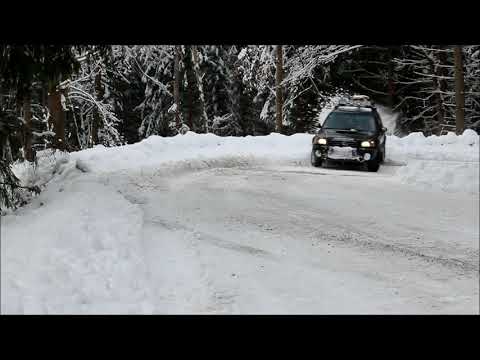 Subaru Forester XT on snow