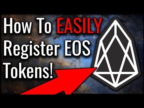 How To Register EOS Tokens EASILY (In Under 5 Minutes)