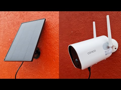 Conico Outdoor Wireless Security Camera With Solar Panel : Tested ✔