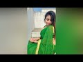 Pachai Nirame Shorts Saree TIK TOK ELAKKIYA HOT Trending In India Lucky Elakkiya