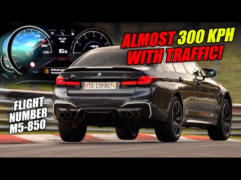 TOO MUCH?! 850HP BMW M5 Competition BIG SEND on the Nürburgring