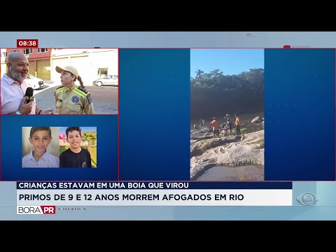 Primos morrem afogados no Rio Ribeira na RMC; eram de Almirante Tamandaré