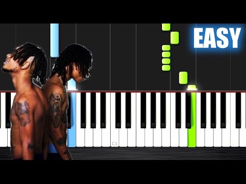 Rae Sremmurd - Black Beatles ft. Gucci Mane - EASY Piano Tutorial by Peter PlutaX