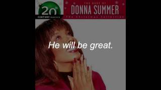 Donna Summer - Breath of Heaven LYRICS - Remastered "Christmas Spirit" 1994/2005