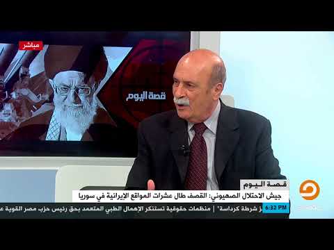 مقابلة تلفزيونية مع اللواء محمود علي للحديث عن التصعيد الإيراني الاسرائيلي