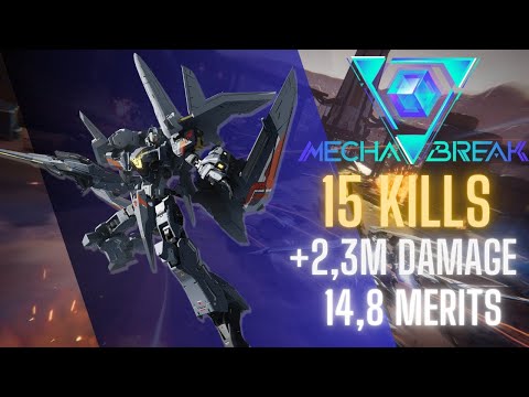 Mecha Break | Skyraider Gameplay 15 Kills / +2,3M Damage (MVP) (14,8 Merits)