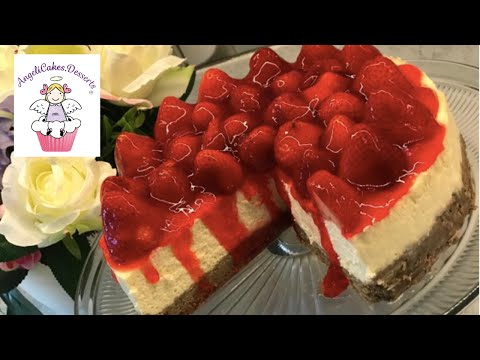 NEW YORK CHEESECAKE * Creamy and delicious, with baking tips / ANGELICAKES DESSERTS