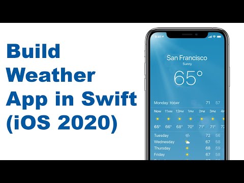 Build Weather App in Swift and Xcode 12 Tutorial iOS 2022
