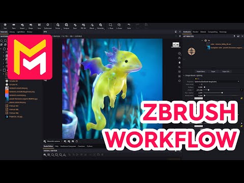 Maverick Render Product Viz Zbrush to Maverick Workflow
