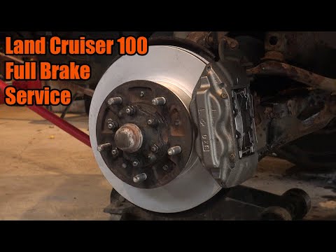 Land Cruiser 100 Front Brakes - Including bearing replacement