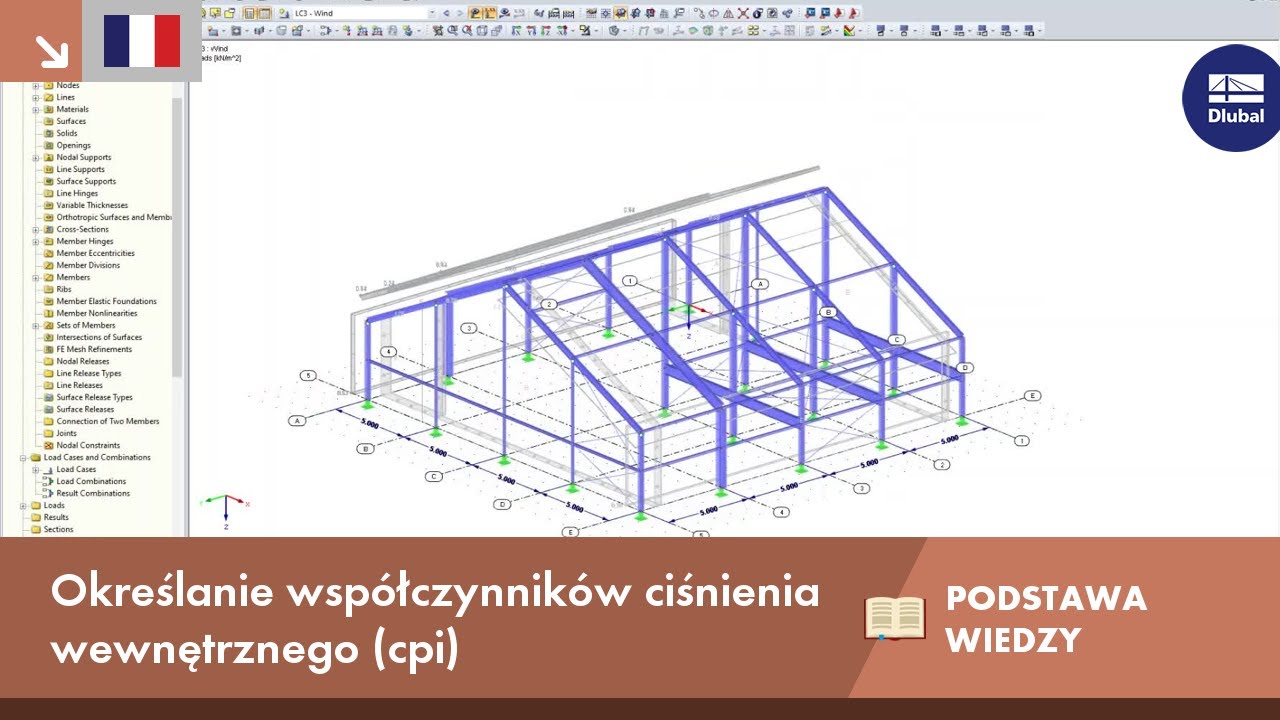 Określanie współczynników ciśnienia wewnętrznego (cpi)