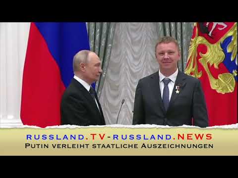 Putin verleiht staatliche Auszeichnungen