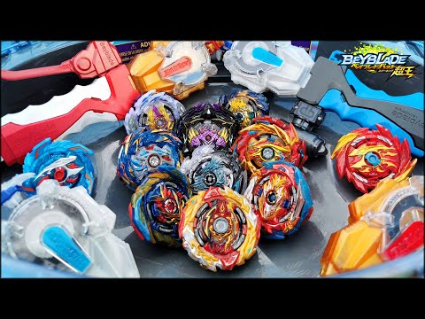 HOLLOW DEATHSCYTHER VS SUPERKING BEYBLADES | Beyblade Burst Sparking | FULL METAL DEATHSCYTHE!