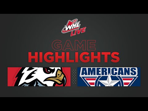 WHL Highlights: Winterhawks (1) at Americans (6) - February 3, 2023