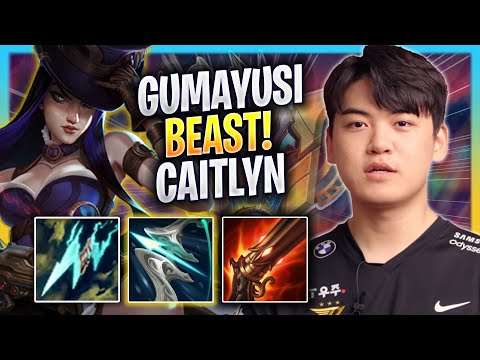 GUMAYUSI IS A BEAST WITH CAITLYN! - T1 Gumayusi Plays Caitlyn ADC vs Aphelios! | Season 2023