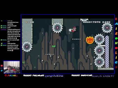 Super Mario Maker: Frosty: Midair Canyon