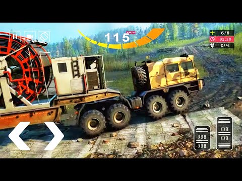 US Army Truck Simulator - US Army Simulator 2020 #4 (Offroad Games 2020) | Best Android Gameplay