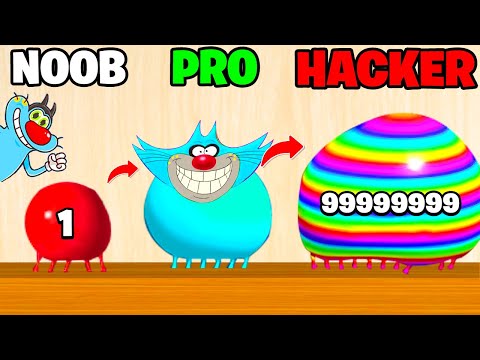 NOOB vs PRO vs HACKER | Blob Merge 3D | With Oggy And Jack | Rock Indian Gamer |
