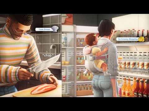 my big family gameplay routine in the sims 4! + mods