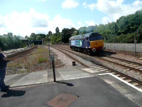 DRS class 57 number 57012 on route learner at Newton Abbot