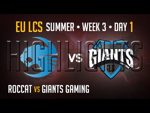 Roccat vs Giants Gaming HIGHLIGHTS | Week 3 EU LCS Summer Split 2015 S5 | ROC vs GIA W3