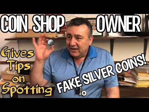 COIN SHOP OWNER Gives Tips on Spotting FAKE SILVER COINS!