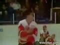 HUGE Hockey Fight Canada Vs Russia