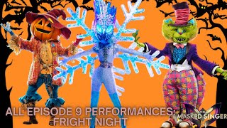 All Episode 9 Performances (Fright Night) | The Masked Singer Season 8