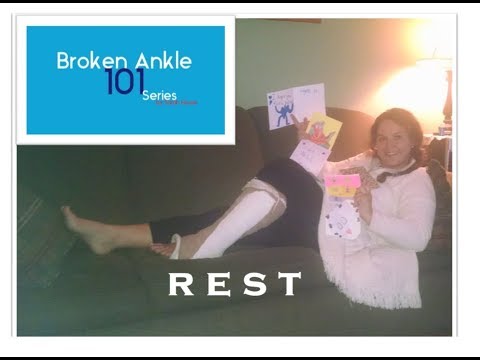 REST & Healing - Broken Ankle 101 Series - Healing takes a lot of energy!