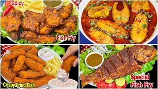4 Delicious Fish Recipes You&#39;ll Love | Fish Fry Recipes | Masala Fish Curry Recipes | Fish Recipes