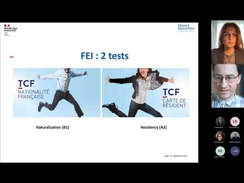 Links between the French language training offer and French language certification offer