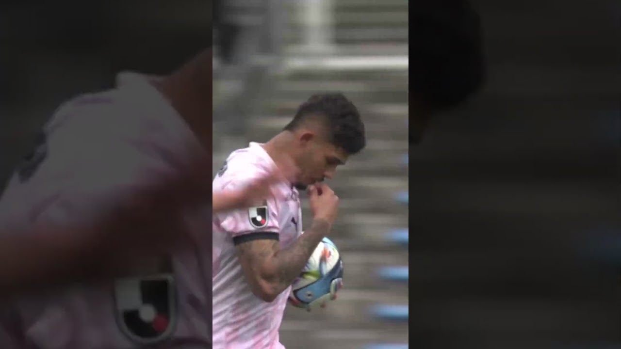 三浦颯太がドリブルで縦に突破。クロスのこぼれ球にエリソンが反応し同点に追いつく。#川崎フロンターレ #frontale #エリソン