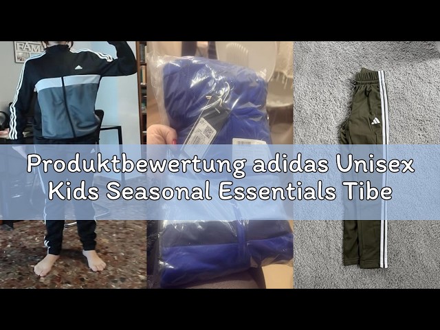 Vídeo relacionado con adidas Unisex - Bambini e ragazzi SEASONAL ESSENTIALS TIBERIO 3 STRIPES TRICOT TRACKSUIT, Royal Blue/White/Glow Blue, 11-12 Years