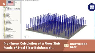 KB 001623 | Nonlinear Calculation of a Floor Slab Made of Steel Fiber-Reinforced Concrete in the Ultimate Limit State with RFEM
