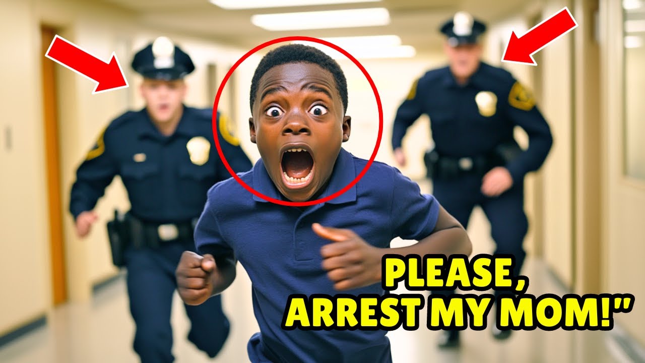 Black Boy Went to Police Station Screaming “ARREST MY MOM”, The Reason Why Shocked Everyone…